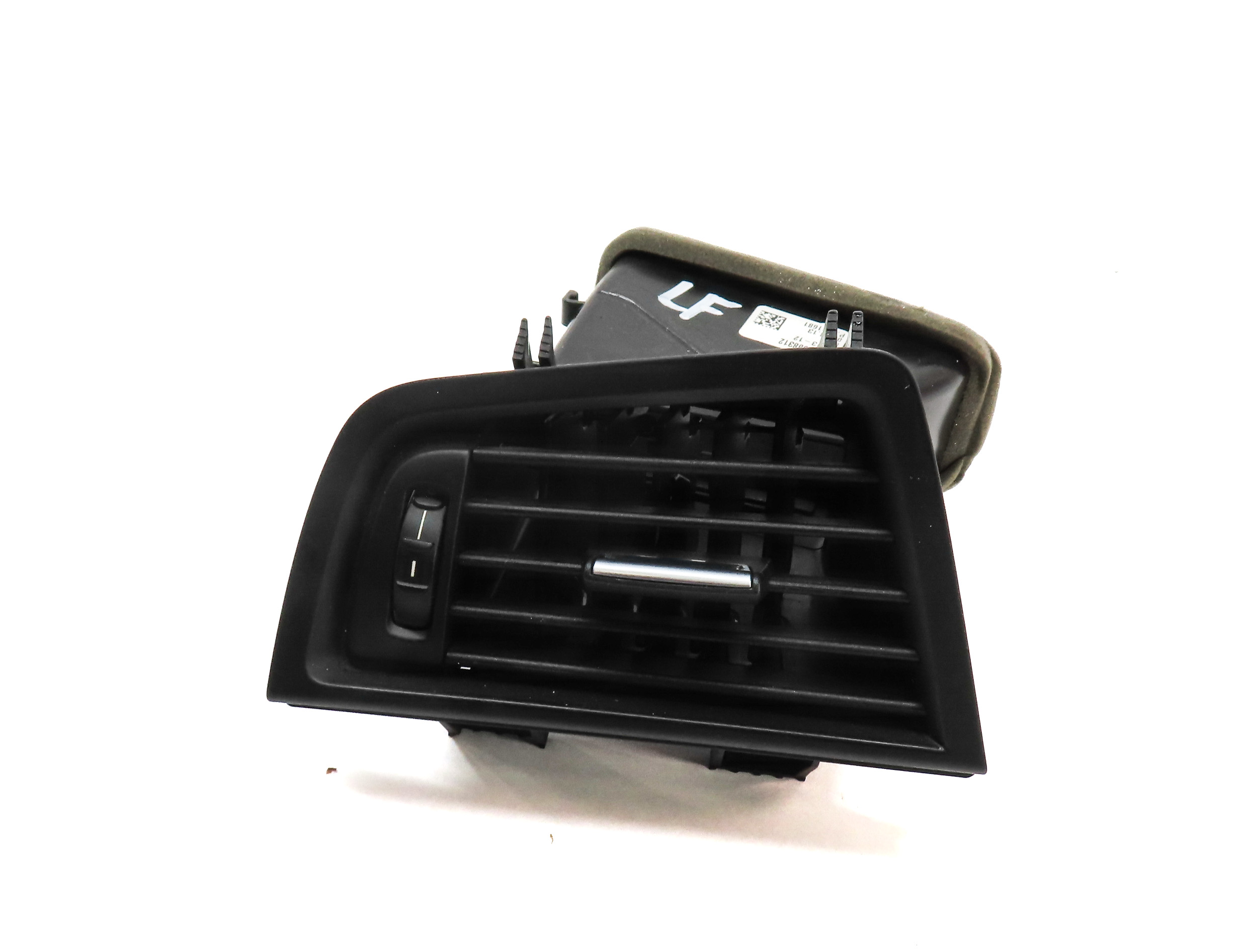 2014 BMW 535Xi (F10) FRONT LEFT DRIVER DASH OUTER HEAT AC AIR VENT (BLACK) — exact item pictured